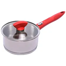 Ковш с крышкой OURSSON красный PD1673SR/RD