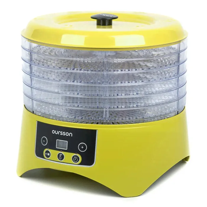 Сушилка для овощей и фруктов Oursson DH2302D/GA, 400 Вт, 6 ярусов, зелёная-0