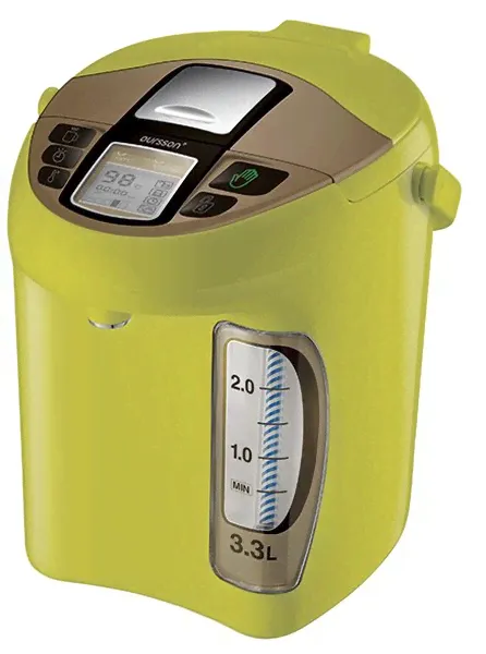 Термопот TP3310PD/GA, 3.3 л, зеленое яблоко, пластик/нержавеющая сталь, Oursson-0