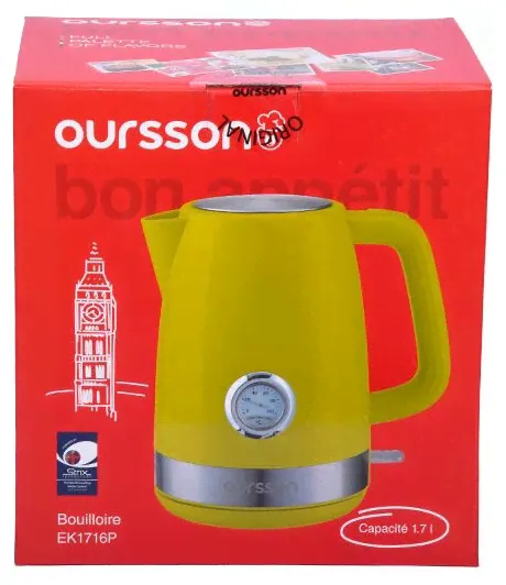 Чайник электрический Oursson EK1716P/BL-1