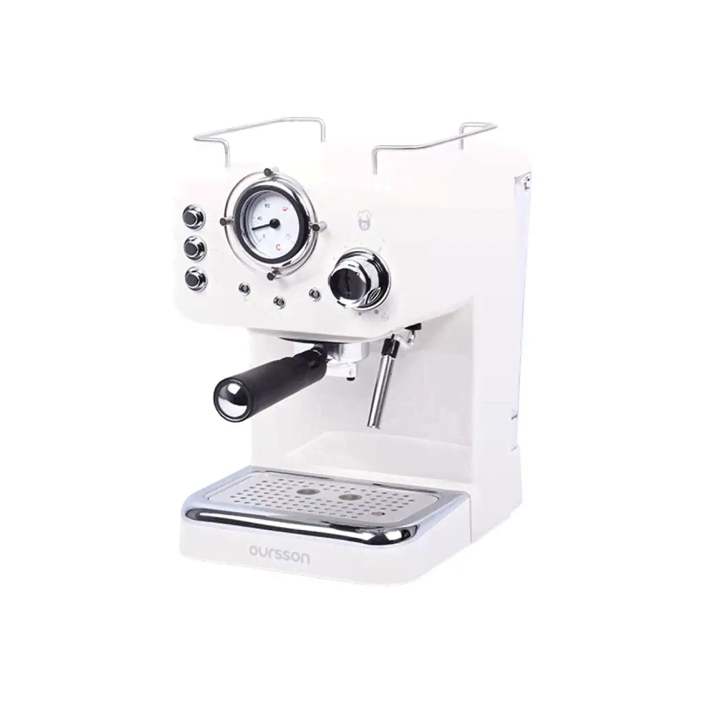 Кофеварка Oursson EM1500/IV, рожковая, 1100 Вт, автоотключение, цвет "слоновая кость"-0