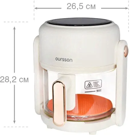Аэрогриль Oursson AG3500GD/IV (Слоновая кость)-2