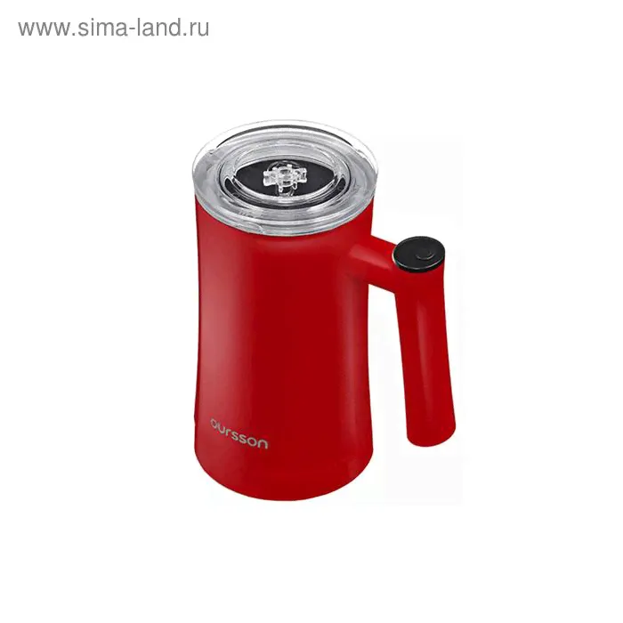 Вспениватель молока Oursson MF3500D/RD, 400 Вт, 3 режима, 0.35 л, красный