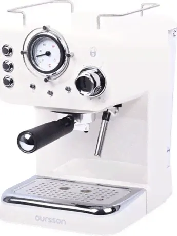 Кофеварка рожковая Oursson EM1500/IV, слоновая кость-0
