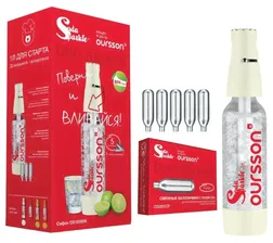 Сифон для газирования воды + баллоны Oursson OS1000SK слоновая кость