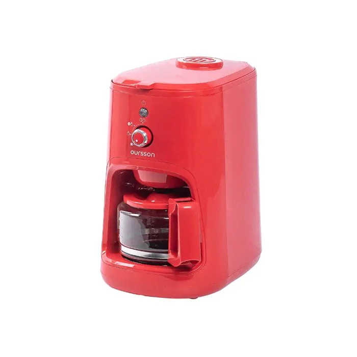 Кофеварка Oursson CM0400G/RD, капельная, 900 Вт, 600 мл, автоотключение, красная