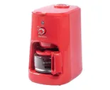 Капельная кофеварка со встроенной кофемолкой CM0400G/RD, красная, Oursson