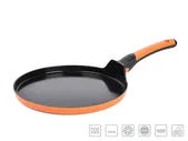 Блинная сковорода ANIONIC CERAMIC PF2600C/OR, 26 см, оранжевая, Oursson