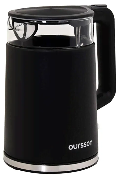Чайник электрический Oursson EK1732W/BL (Черный)-0