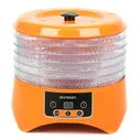 Сушилка для овощей и фруктов Oursson DH2303D/OR, 400 Вт, 6 ярусов, оранжевая